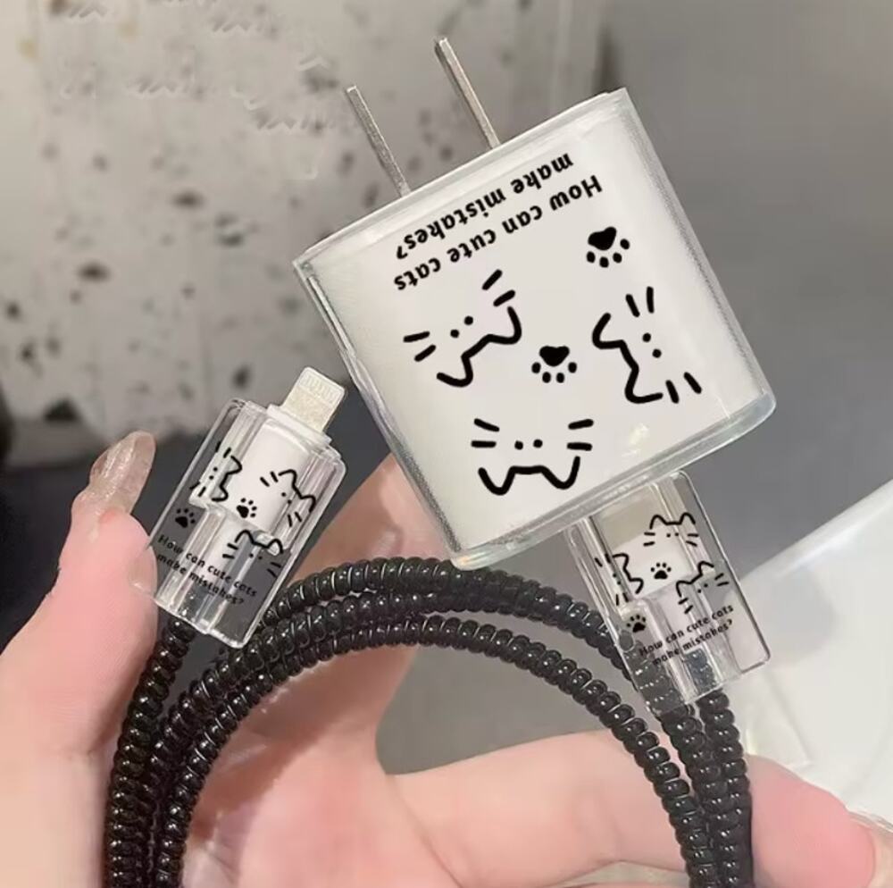 How Can Cute Cats Make Mistakes iPhone Charger Protector P83